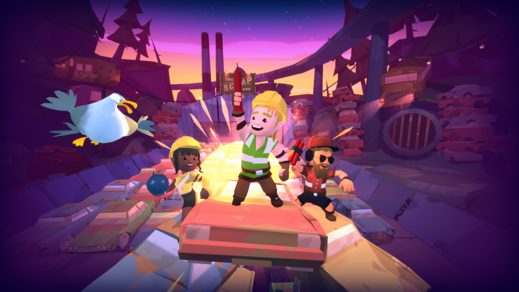 promo image of TrackMan Scrapyard game